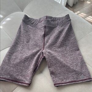 ALO Yoga womens Marled Purple Shorts